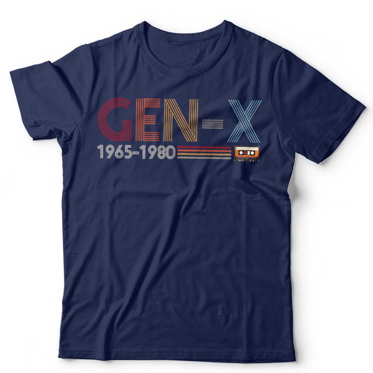 Gen X Tshirt Unisex Generation X 40th Birthday 1980s Retro Vintage Gift Present