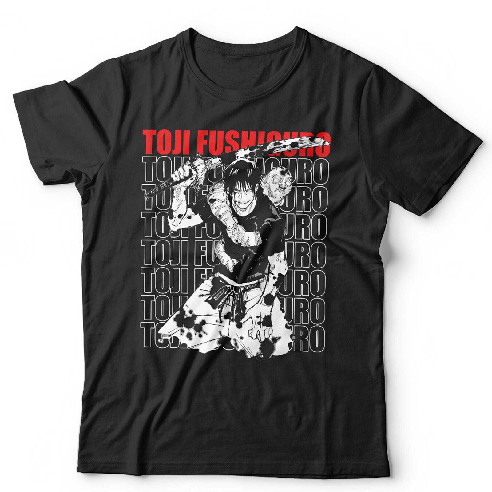 Toji Fushiguro Anime Tshirt Unisex and Kids Manga Jujutsu Kaisen Geto Suguru Gojo