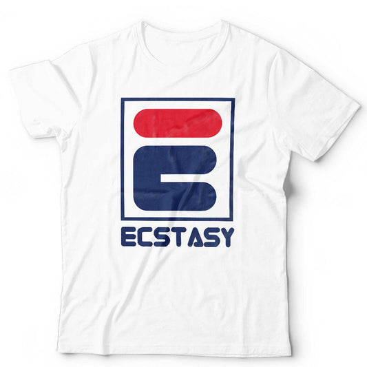 Ecstacy Unisex Tshirt Happy Hardcore Trance Techno Rave 90s EDM Funny Retro