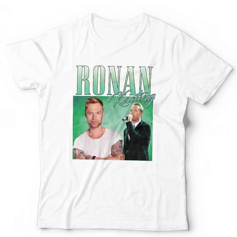Ronan Keating Tshirt Appreciation Unisex Homage Throwback Stag Hen Do Funny