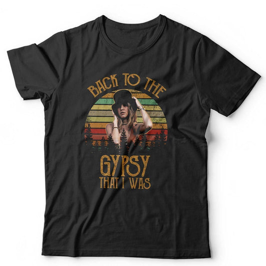 Stevie Nicks Tshirt Back To The Gypsy That I Was Unisex and Kids Retro Lyrics