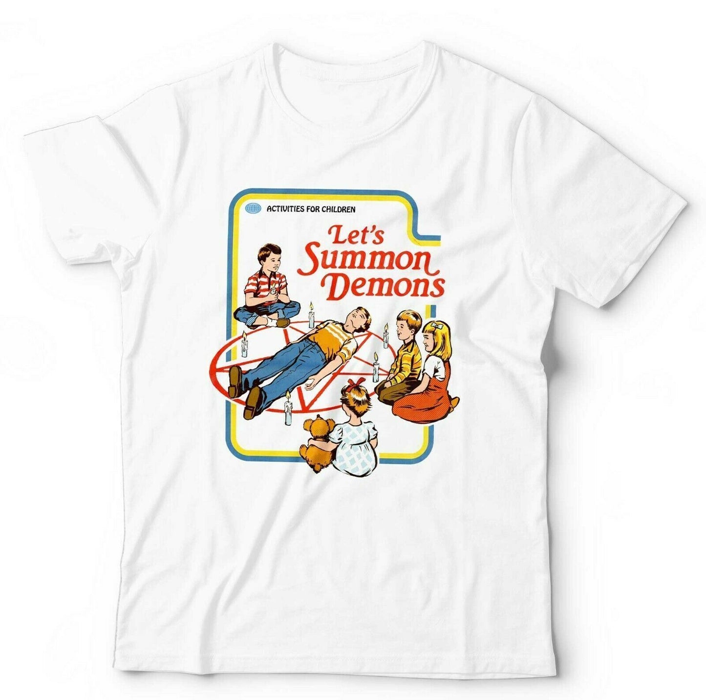 Lets Summon Demons Tshirt Unisex and Kids  Funny Cartoon Retro Vintage