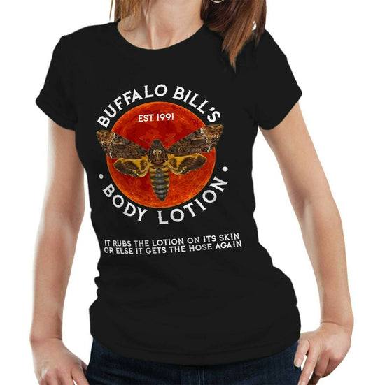 Silence Of The Lambs Tshirt  Bills Body Lotion Semi Fitted Ladies Horror