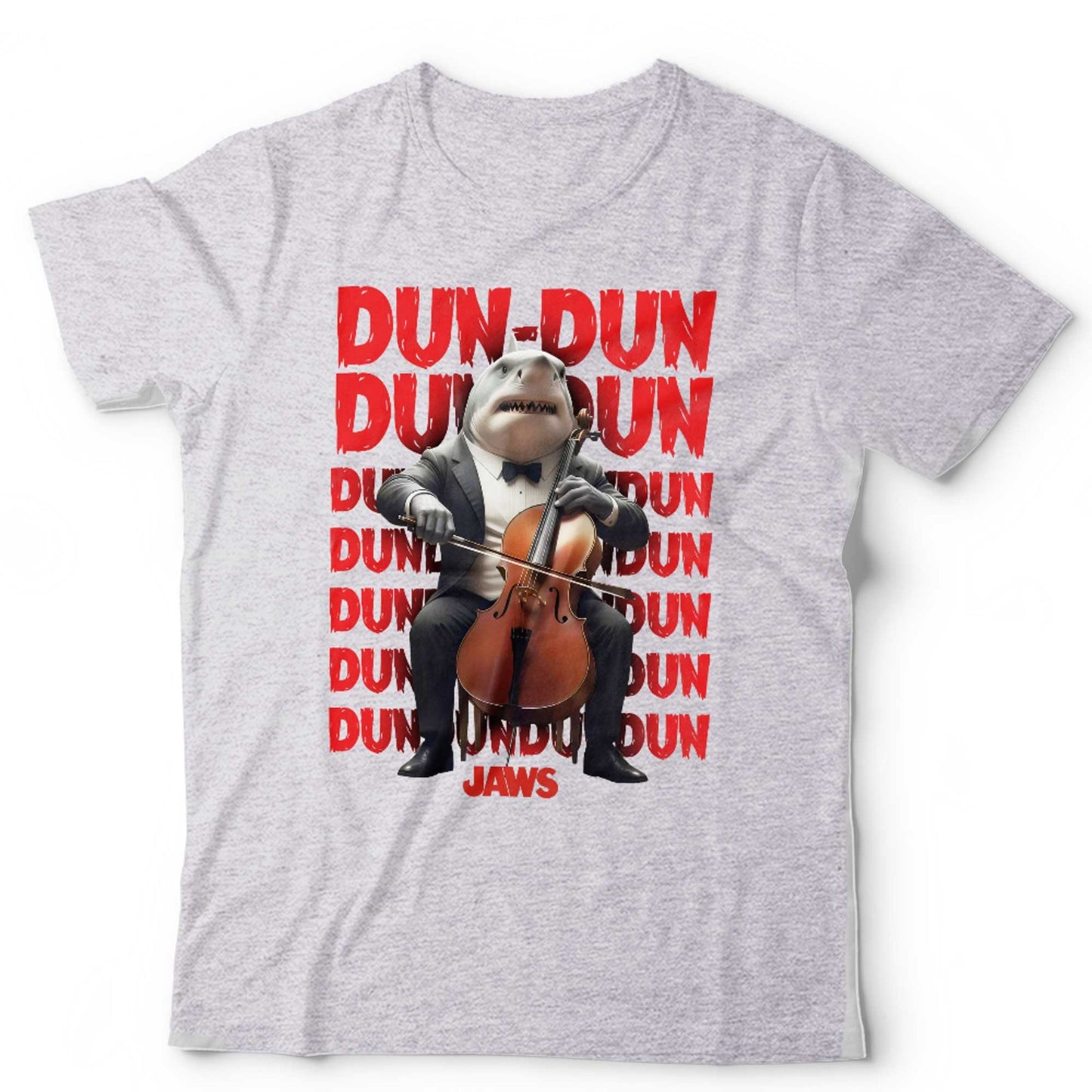 Jaws T Shirt Unisex and Kids  Funny Parody 70s Horror Shark Cult Movie Film Cello