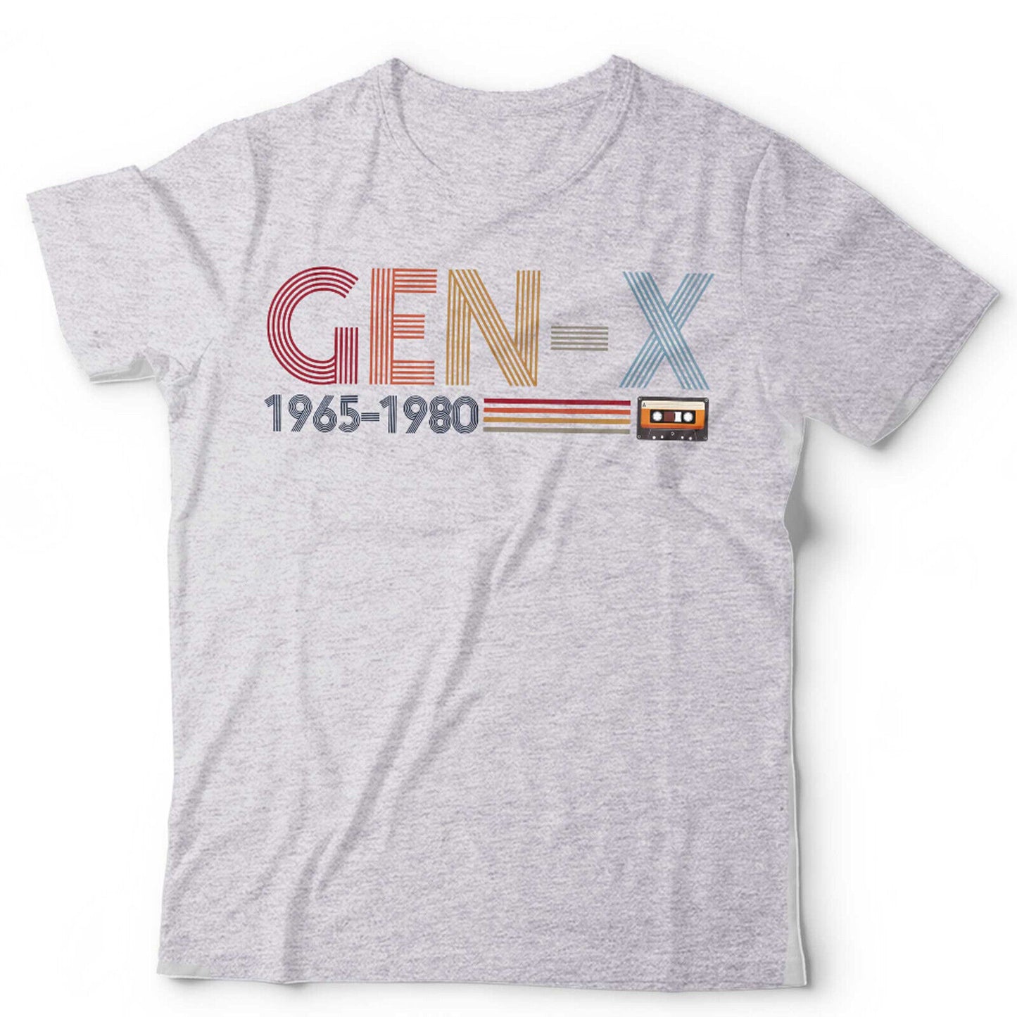 Gen X Tshirt Unisex Generation X 40th Birthday 1980s Retro Vintage Gift Present