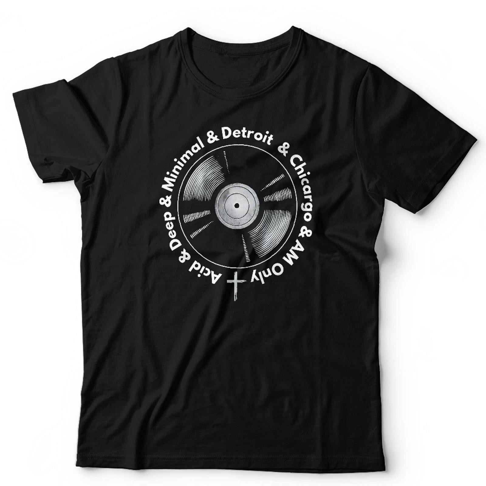 House Music Tshirt Unisex Acid Deep Minimal Detroit Chicago Tee Rave Festival