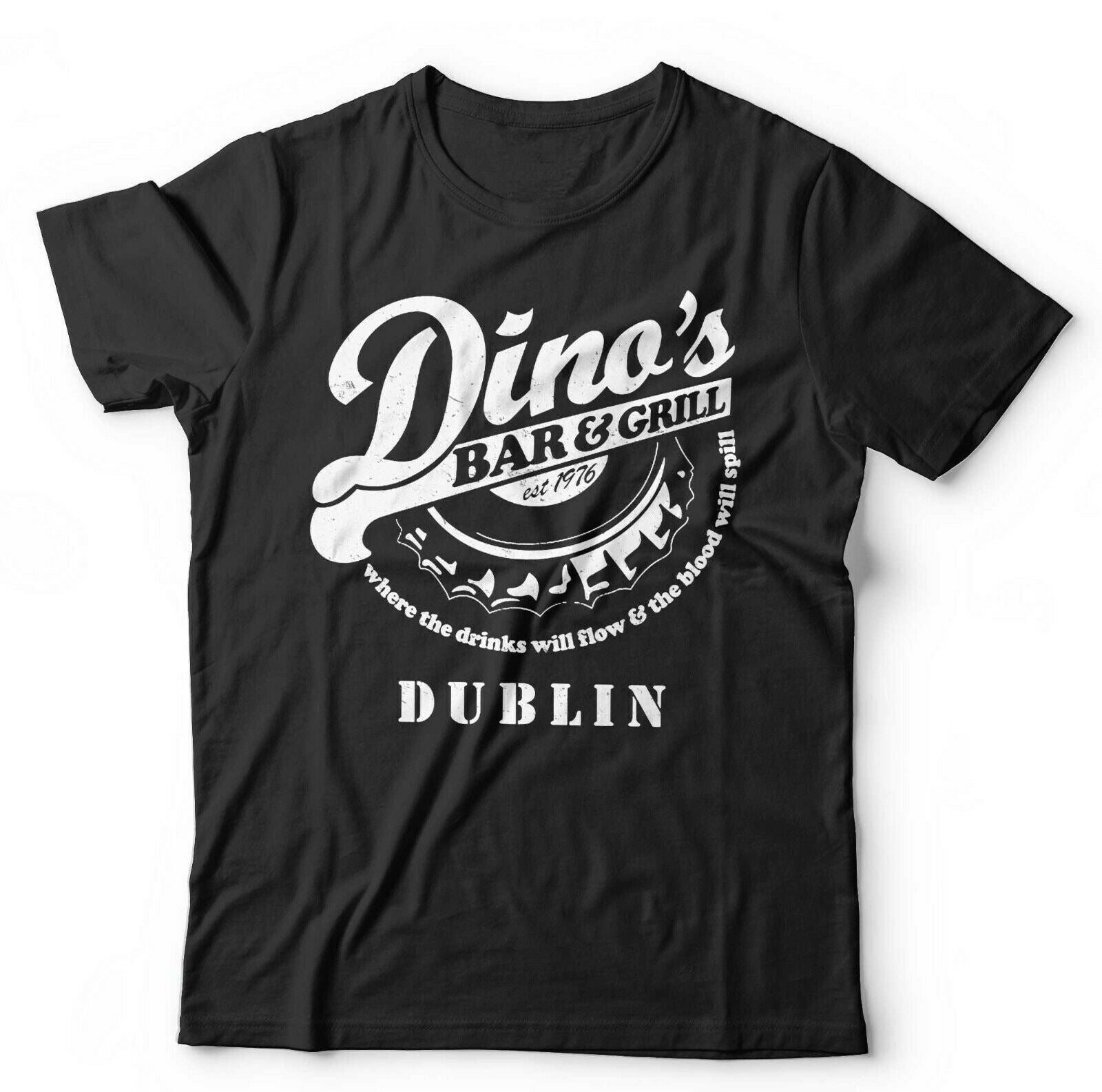 Thin Lizzy Tshirt Dinos Bar And Grill and Kids Rock Lynott Fathers Day Gift