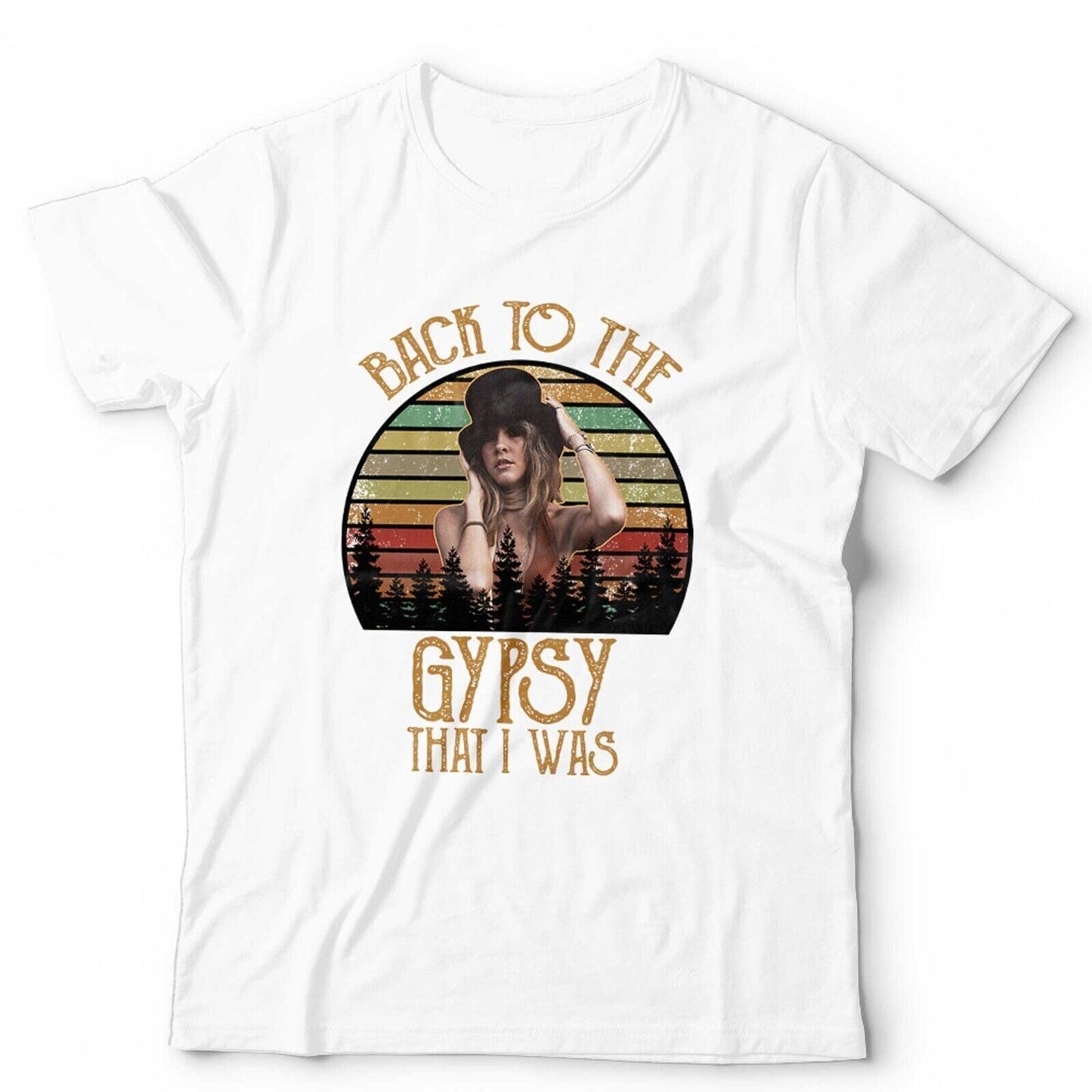 Stevie Nicks Tshirt Back To The Gypsy That I Was Unisex and Kids Retro Lyrics