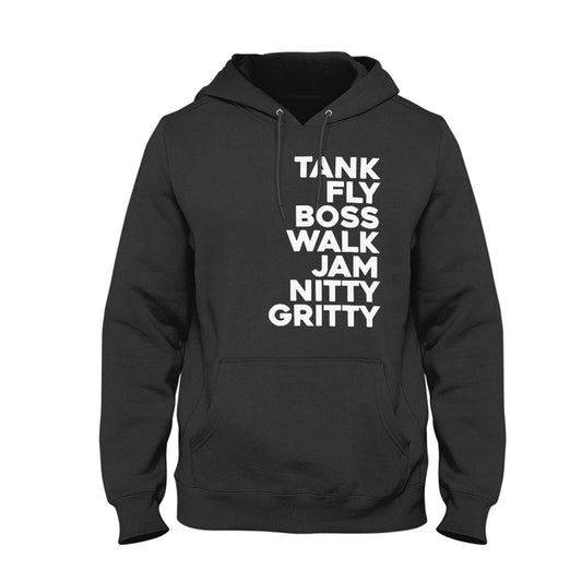 Tank Fly Boss Walk Jam Nitty Gritty Hoodie 90s Dance House Dub Reggae Jam Hot