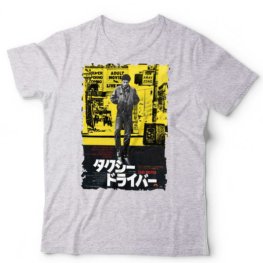 Taxi Driver Japanese Poster T Shirt Vintage Movie Graphic Tee Retro De Niro 70s