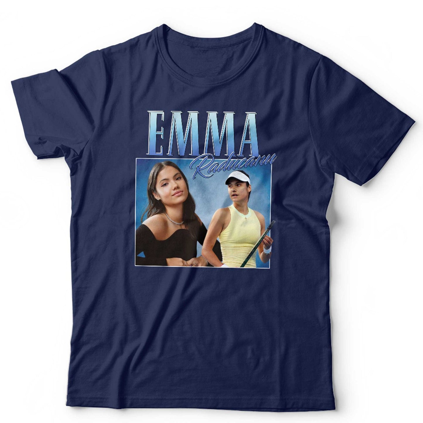 Emma Raducanu T Shirt Appreciation Unisex Throwback Homage Tennis Wimbledon