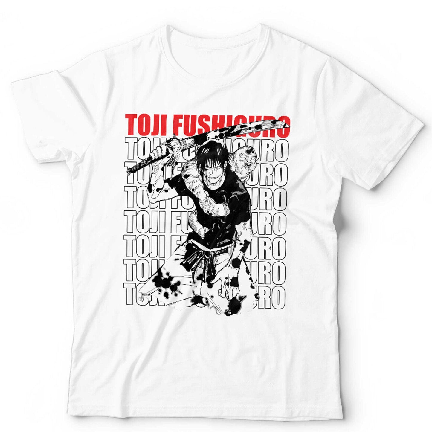 Toji Fushiguro Anime Tshirt Unisex and Kids Manga Jujutsu Kaisen Geto Suguru Gojo