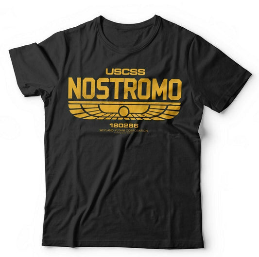 Alien Tshirt USCSS Nostromo Unisex  Weyland Yutani Corporation, Sci Fi, Space