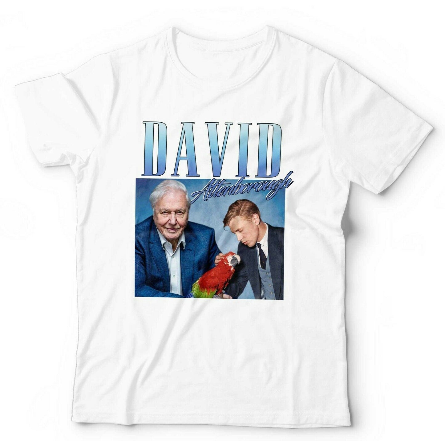 David Attenborough Tshirt Appreciation Unisex Homage Throwback Wildlife