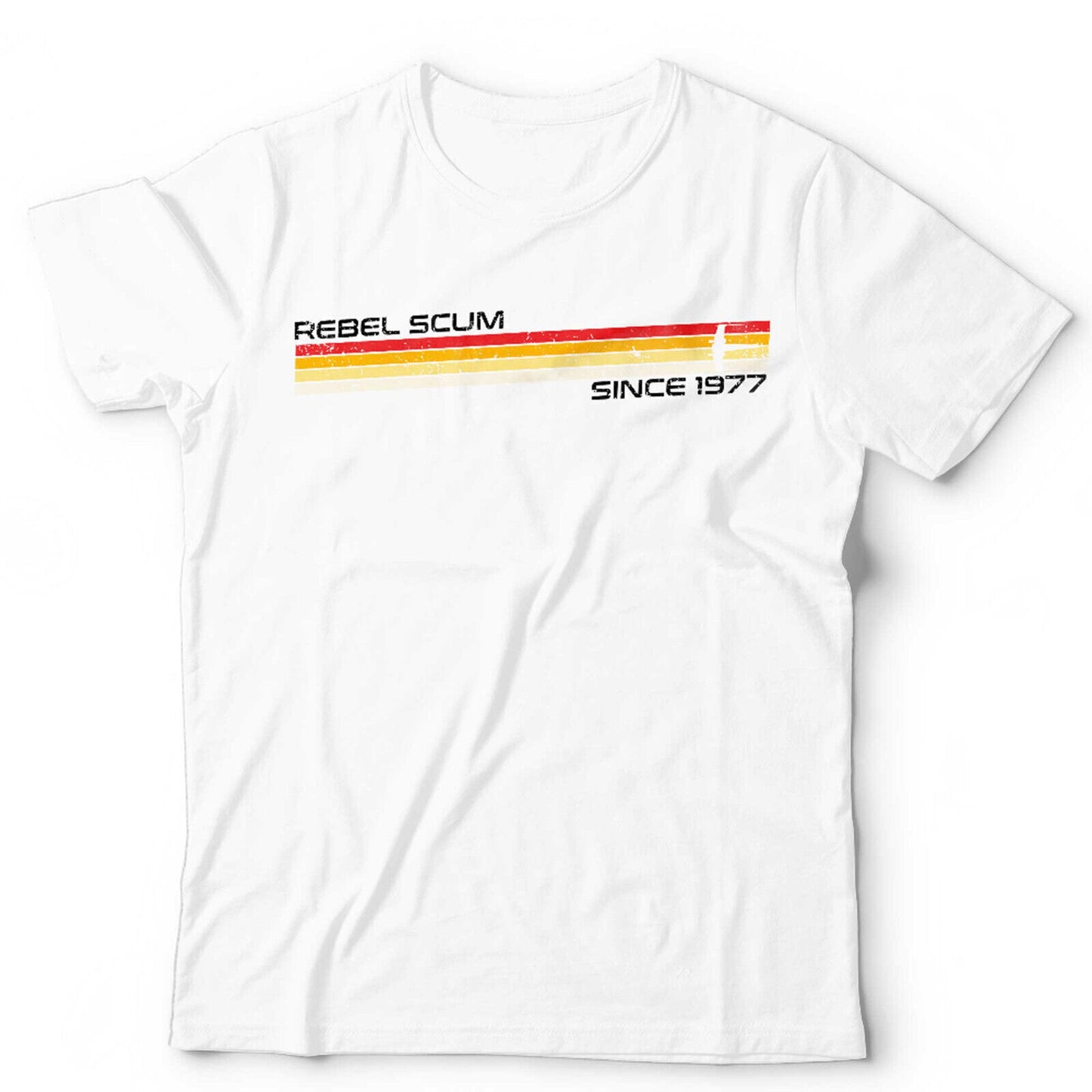 Rebel Scum Tshirt Since 1977 Unisex and Kids Sci Fi Iconic Movie Quote Retro