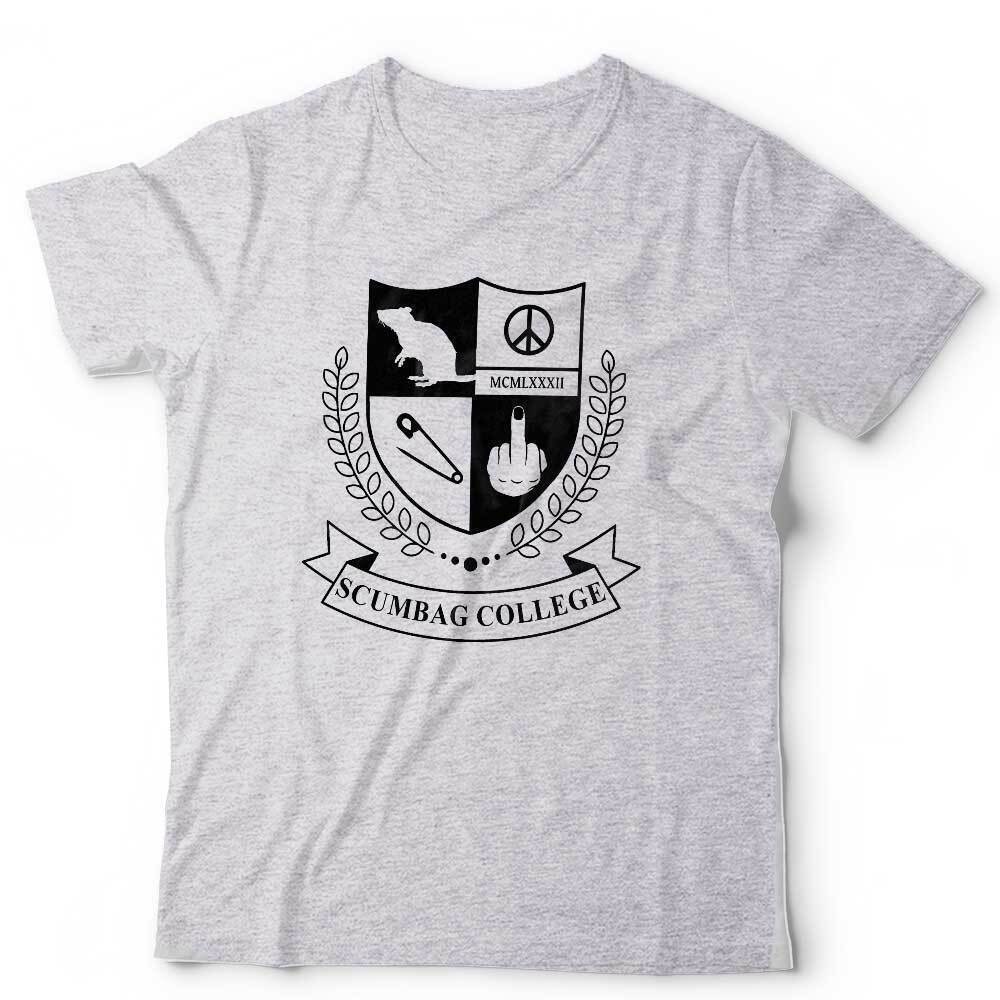 The Young Ones TShirt Scumbag College Crest Unisex Funny Humour Rik Vyv Mike