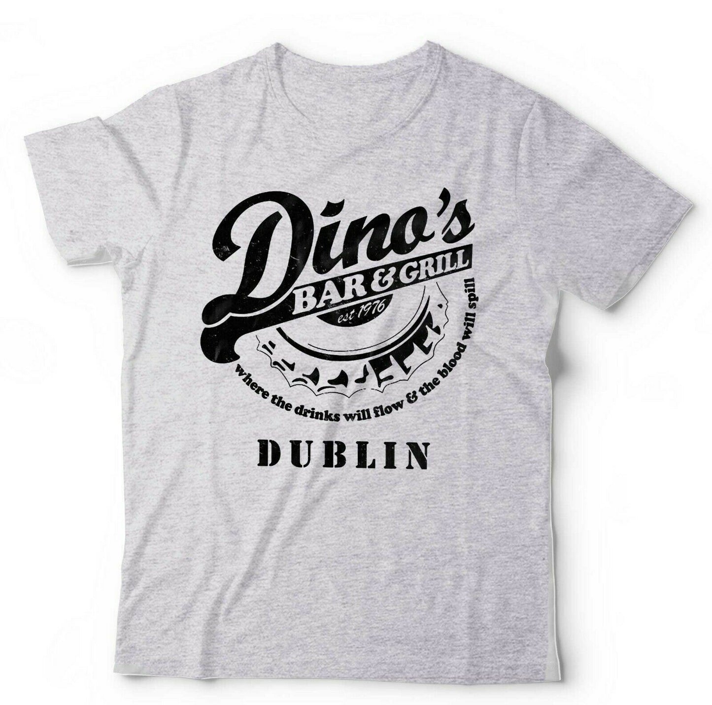 Thin Lizzy Tshirt Dinos Bar And Grill and Kids Rock Lynott Fathers Day Gift