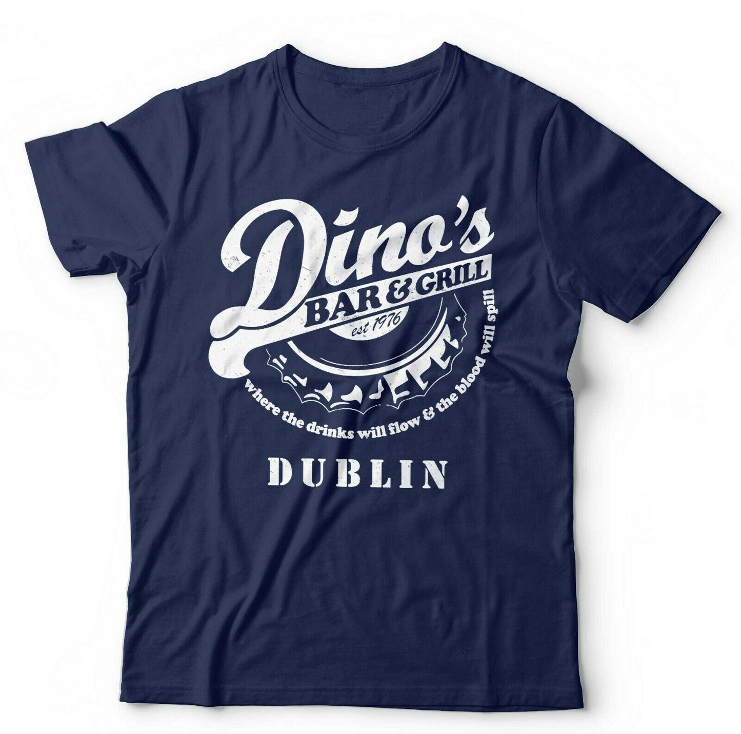 Thin Lizzy Tshirt Dinos Bar And Grill and Kids Rock Lynott Fathers Day Gift