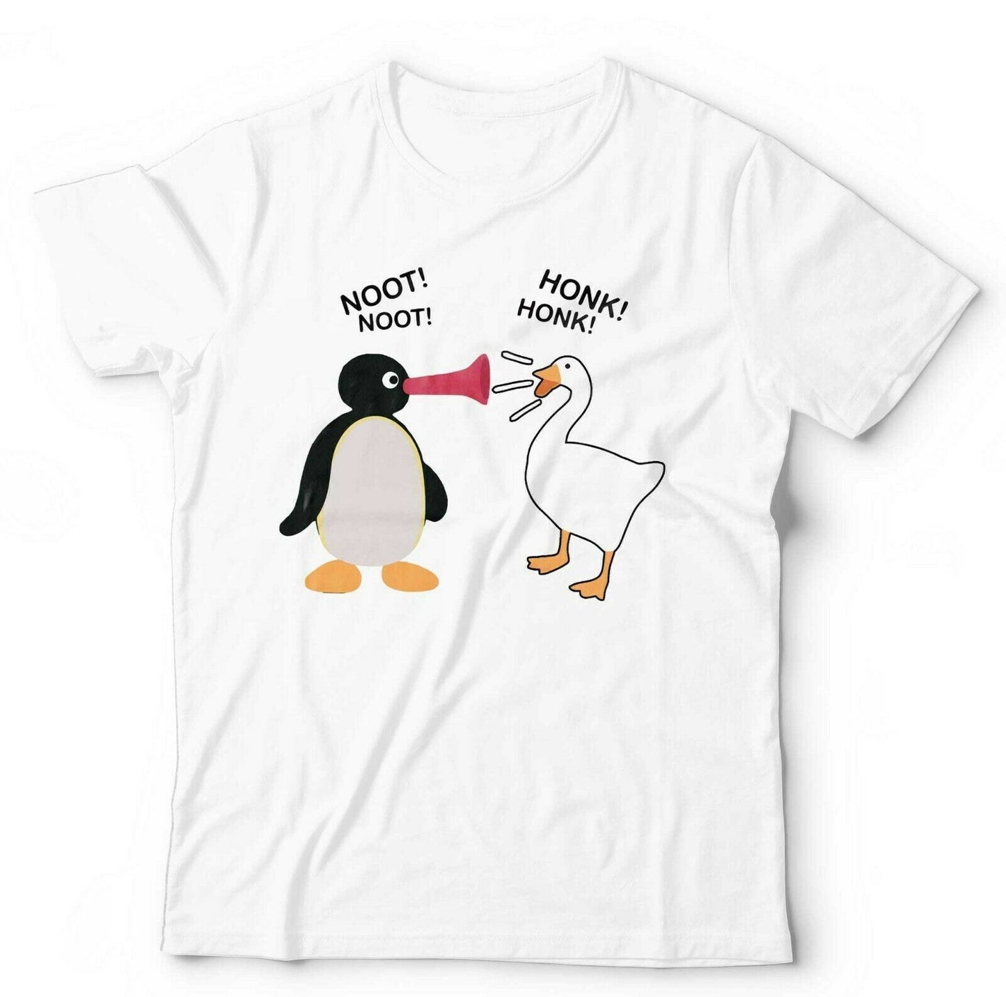 Pingu Tshirt Noot Noot Honk Honk Unisex and Kids Untitled Goose Game Funny