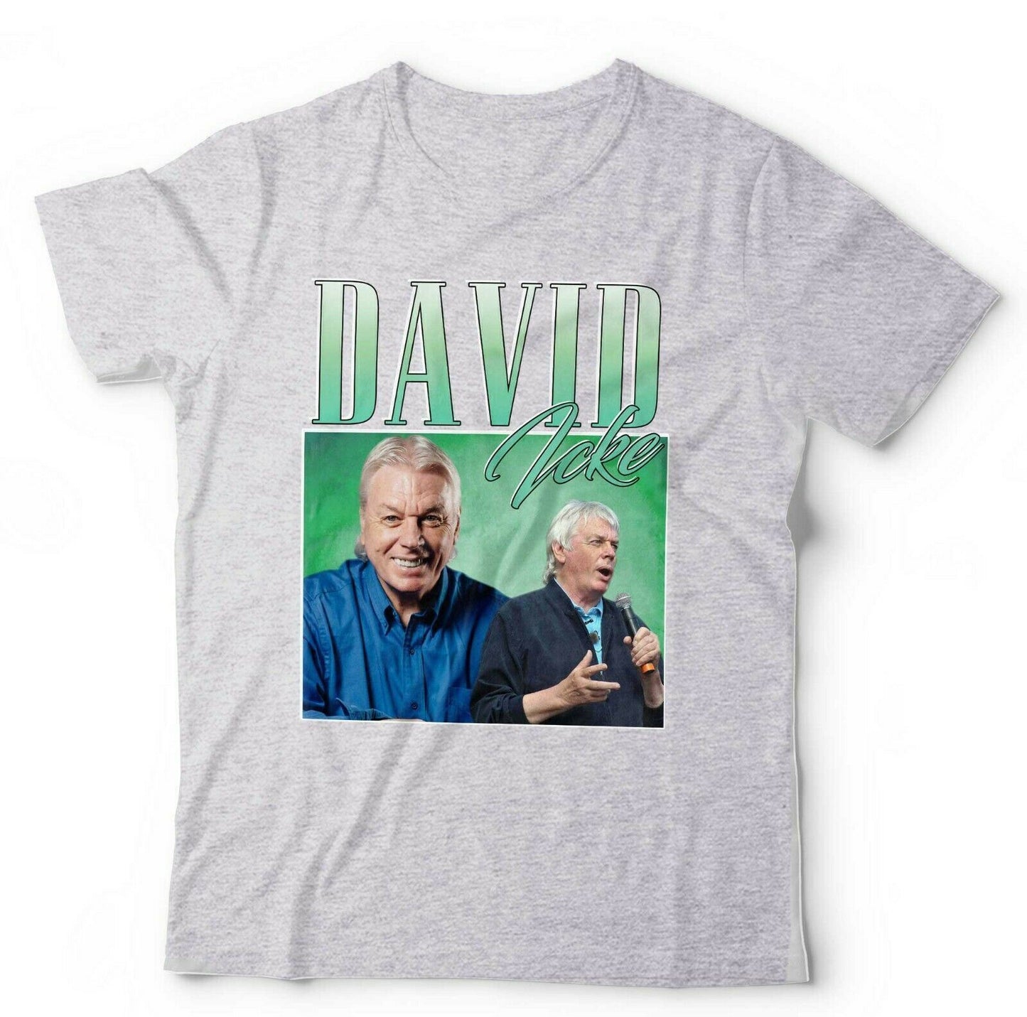 David Icke Tshirt Appreciation Unisex Homage Throwback Stag Hen Do Funny