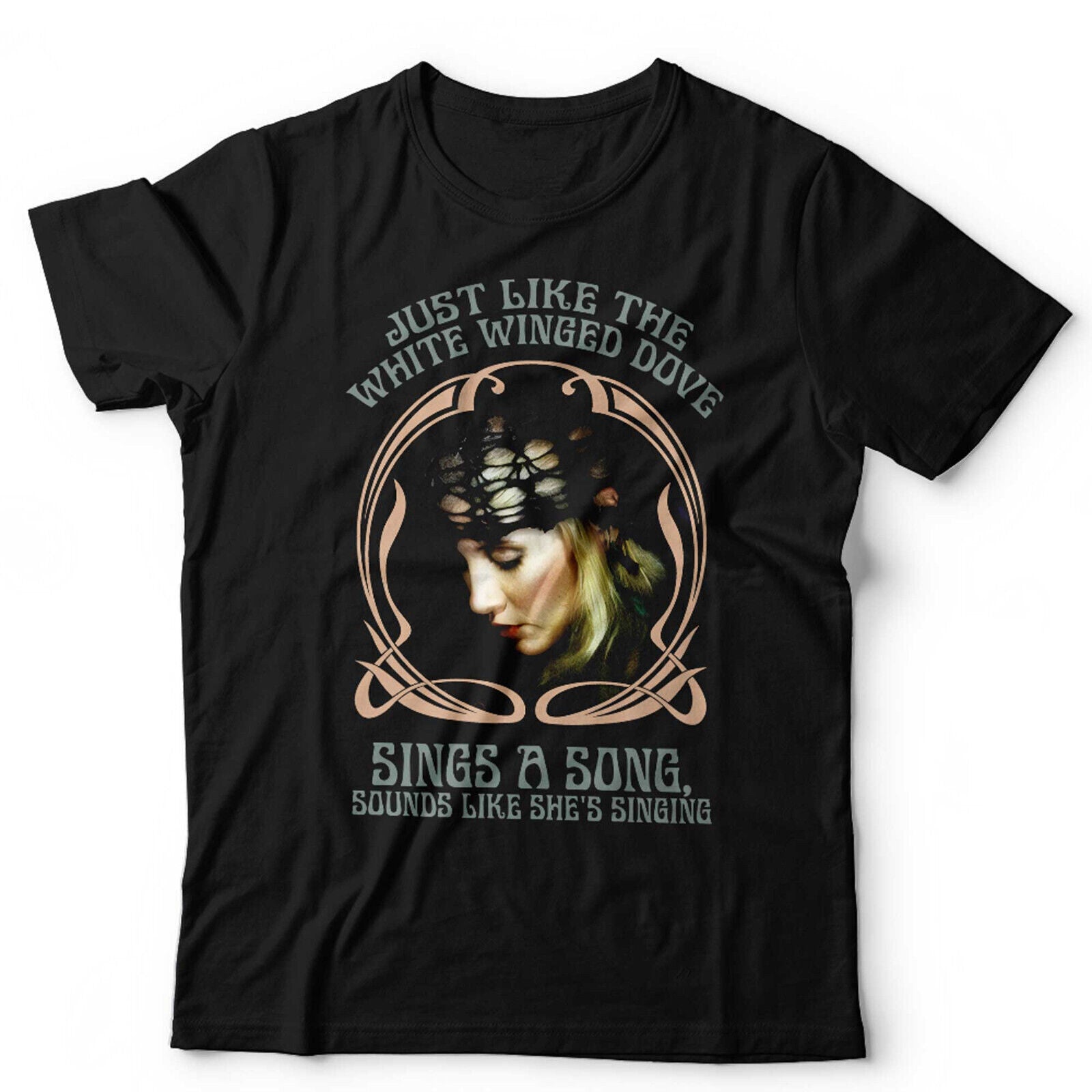 Stevie Nicks TShirt Just Like The White Winged Dove Unisex and Kids Vintage Retro