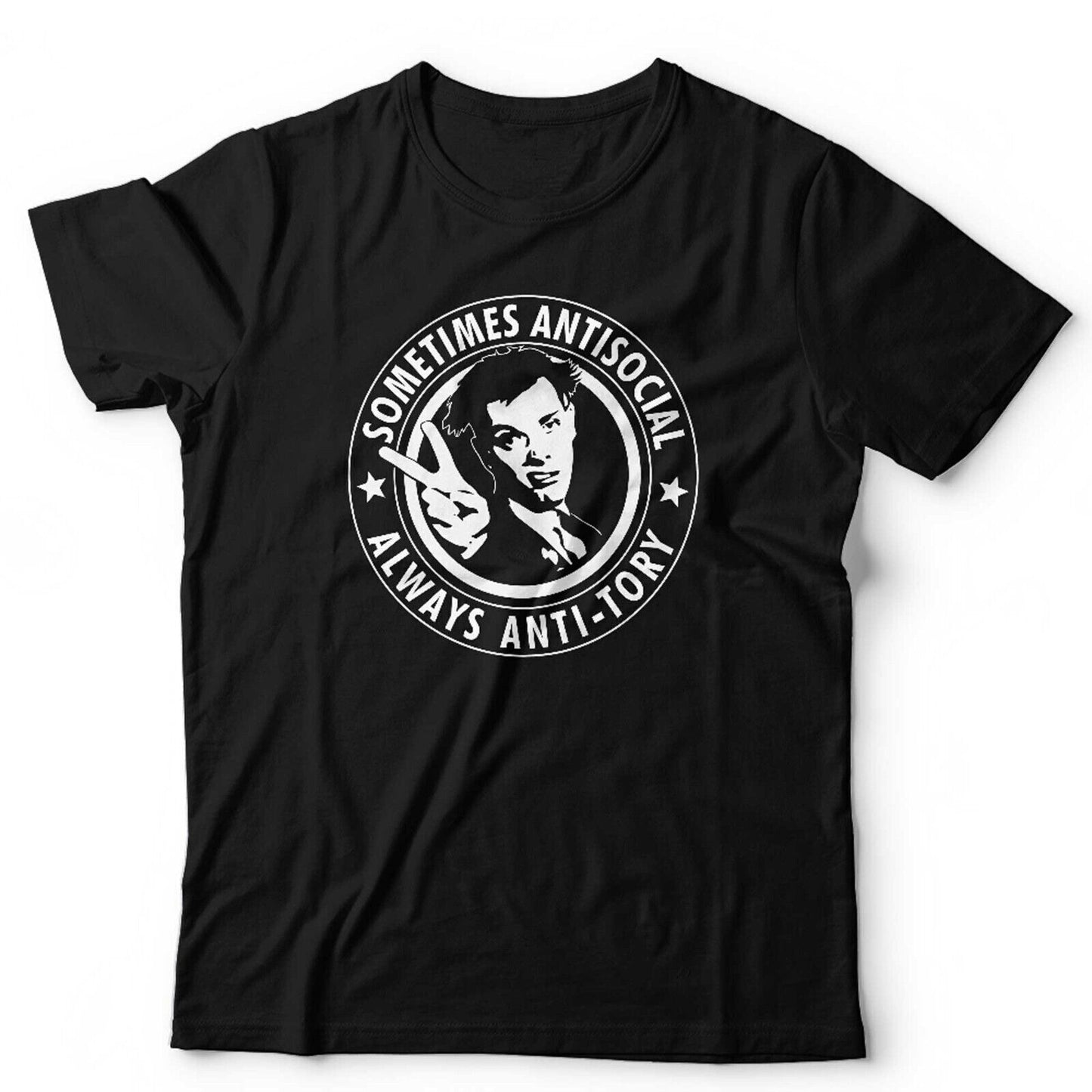The Young Ones TShirt Sometimes Antisocial Always AntiTory Unisex Funny Rik