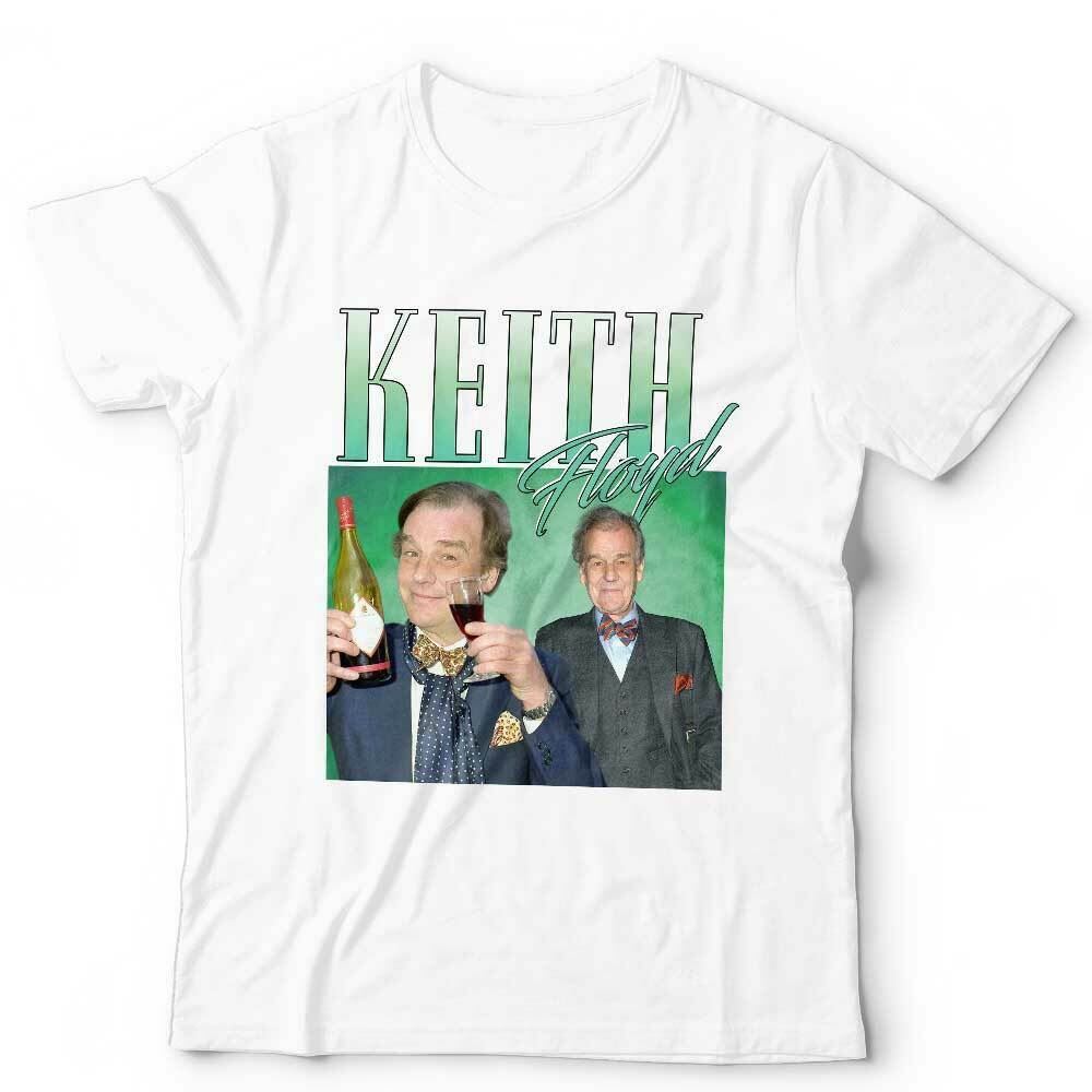 Keith Floyd Tshirt Appreciation Unisex Homage Throwback Cook Chef Funny