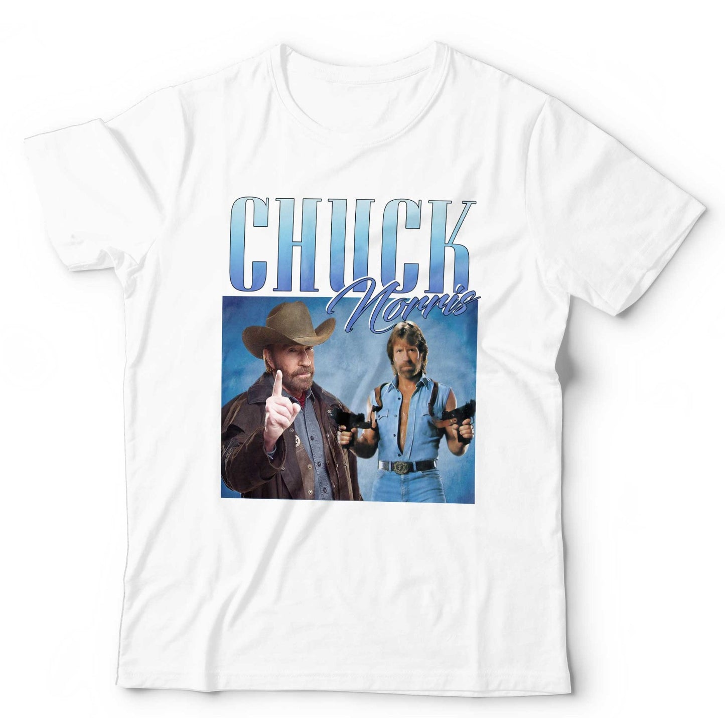 Chuck Norris T Shirt Appreciation Homage Throwback Stag and Hen Dos Graphic Tee