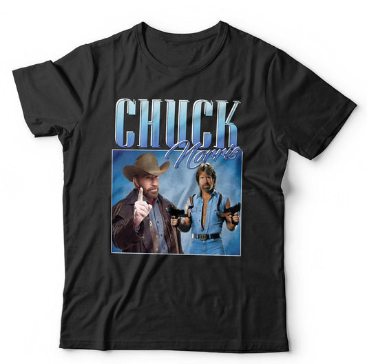 Chuck Norris T Shirt Appreciation Homage Throwback Stag and Hen Dos Graphic Tee