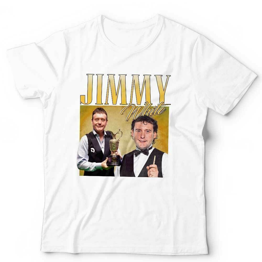 Jimmy White Tshirt Appreciation Unisex Homage Throwback Snooker