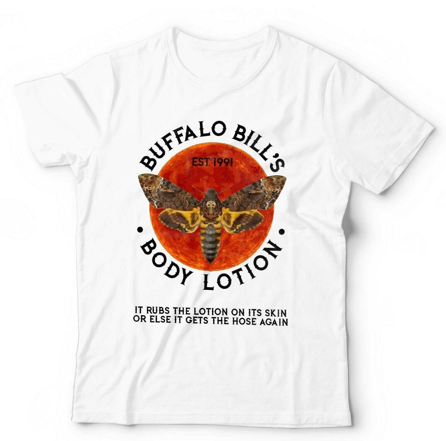 Buffalo Body Lotion Tshirt Unisex  Silence, Horror, Lambs, Hannibal