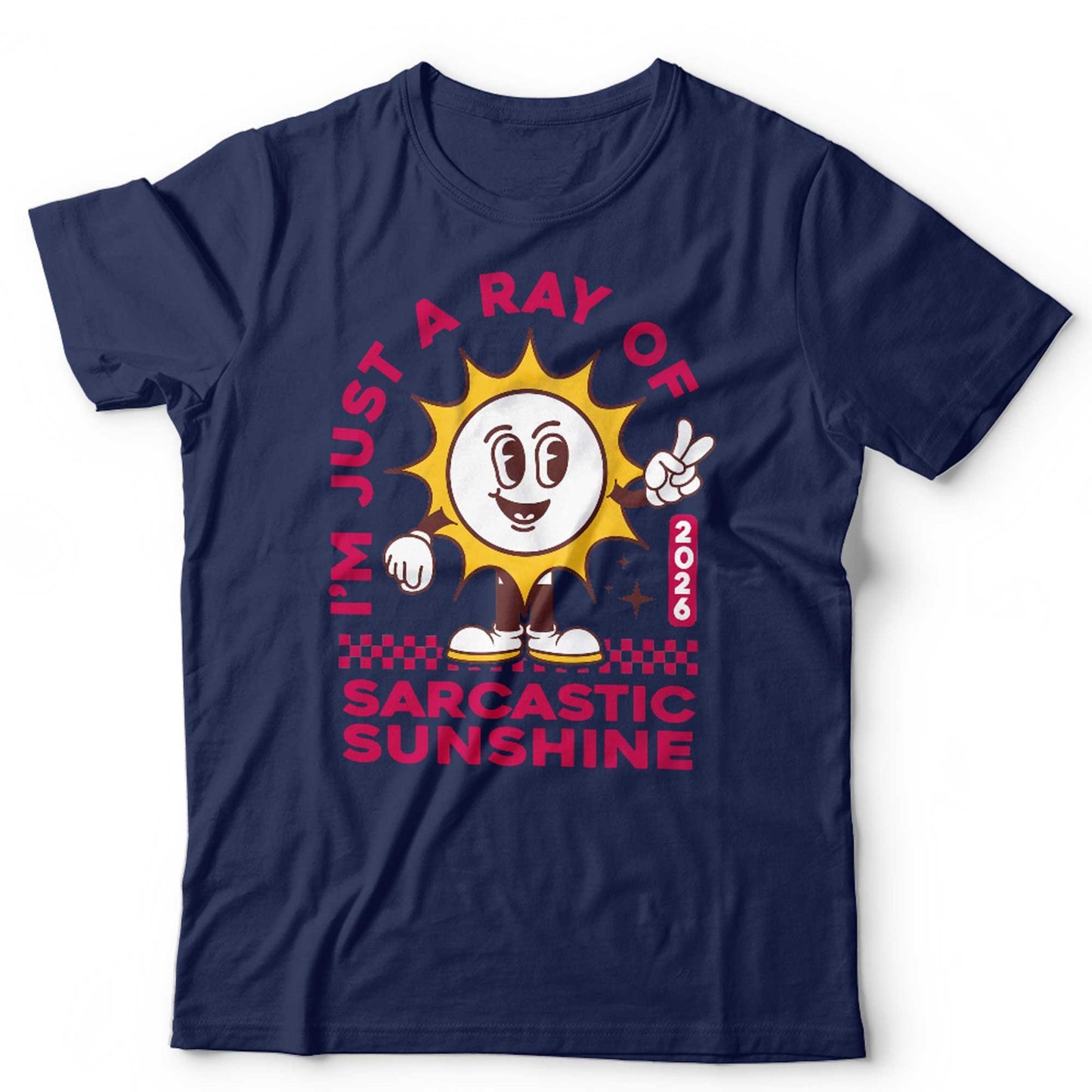 Funny Sarcastic T Shirt Unisex and Kids Im Just A Ray Of Sunshine Retro Vintage