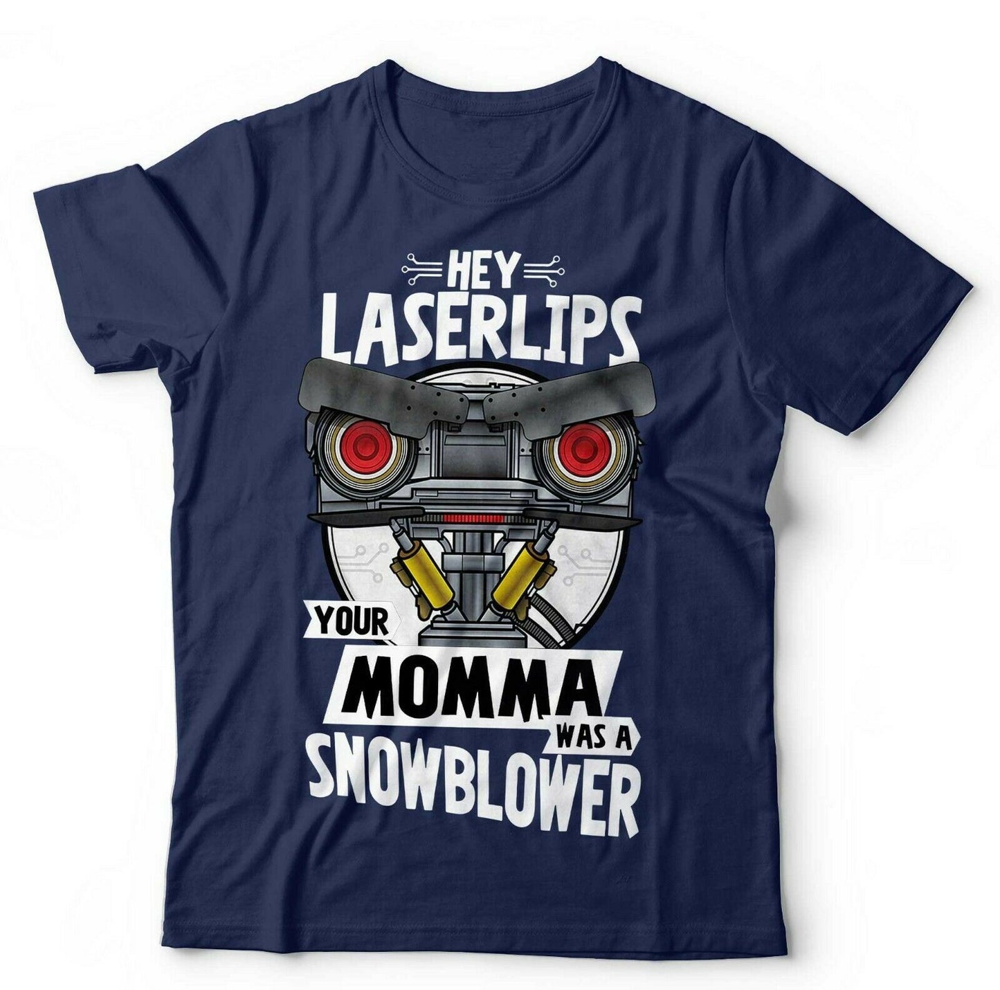 Short Circuit Tshirt Hey Laser Lips Unisex and Kids  Johnny 5  Robot Funny 80s