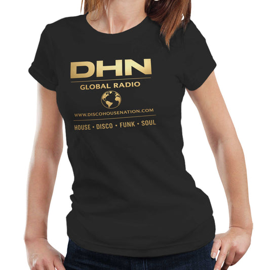 DHN Gold Logo Womens T Shirt