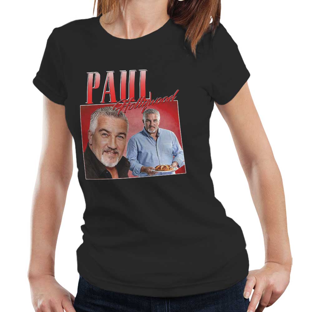 Paul Hollywood Appreciation Tshirt Fitted Ladies