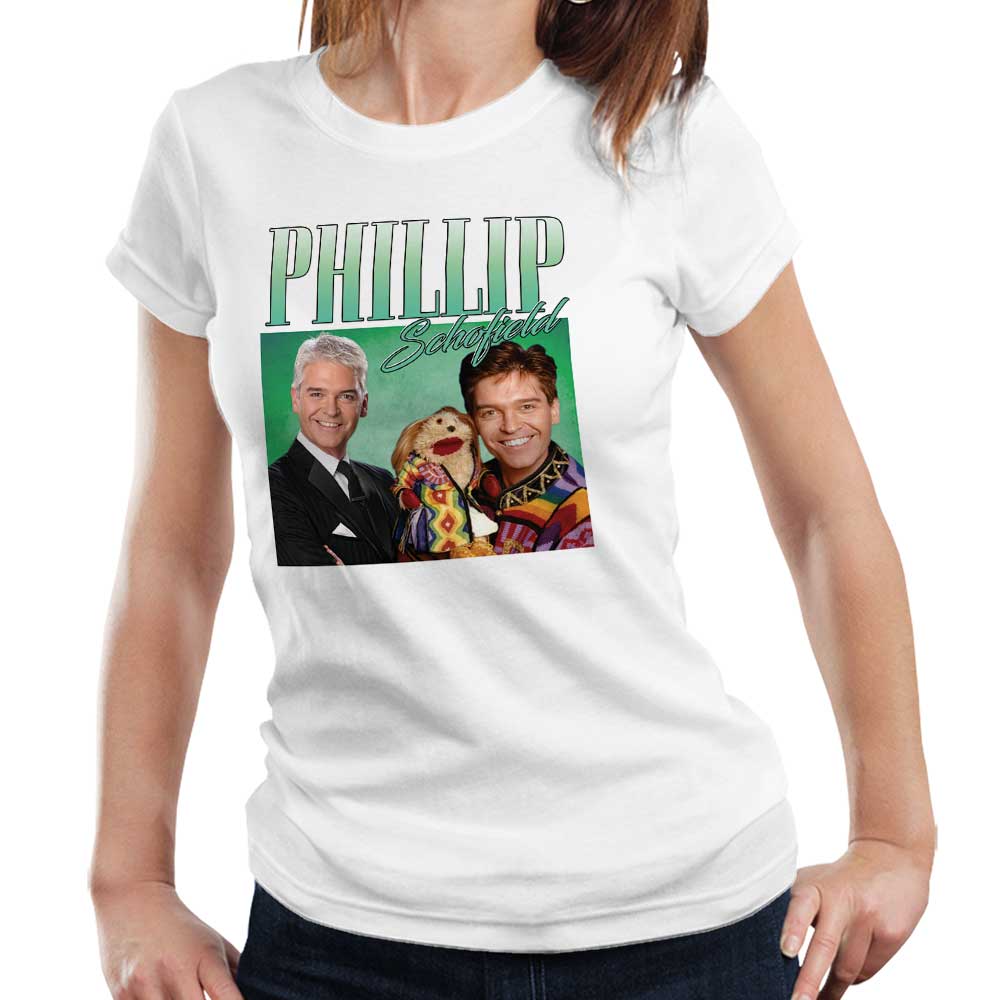 Phillip Schofield Appreciation Tshirt Fitted Ladies