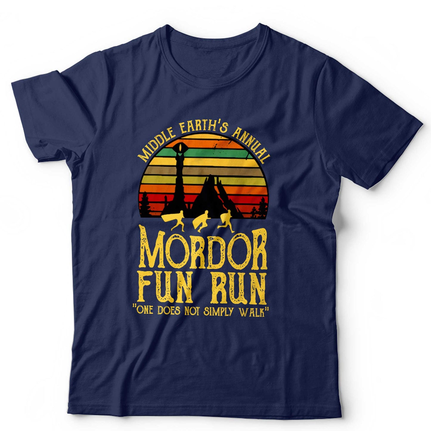Mordor Fun Run Tshirt Unisex & Kids  Middle Earth Parody LOTR