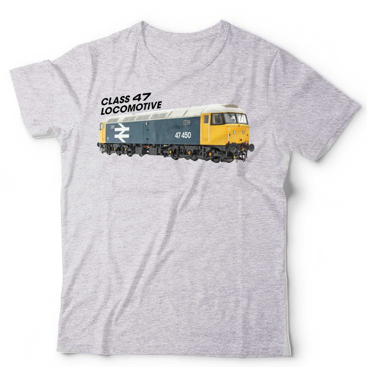 Train T-Shirt Class 47 Locomotive Trainspotter Enthusiast Railfan Unisex & Kids