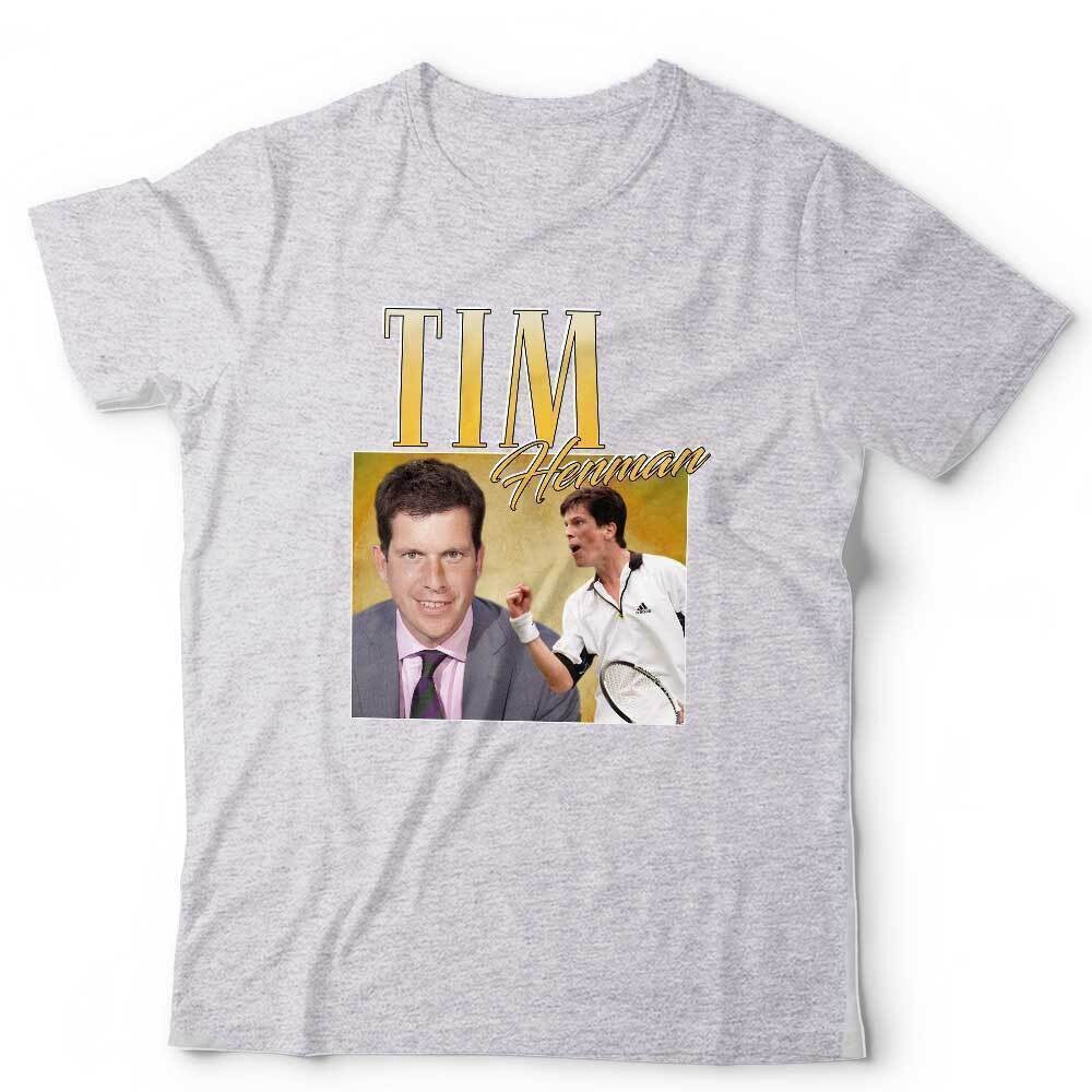 Tim Henman Tshirt Appreciation Unisex Homage Wimbledon Stag or Hen Funny Tennis