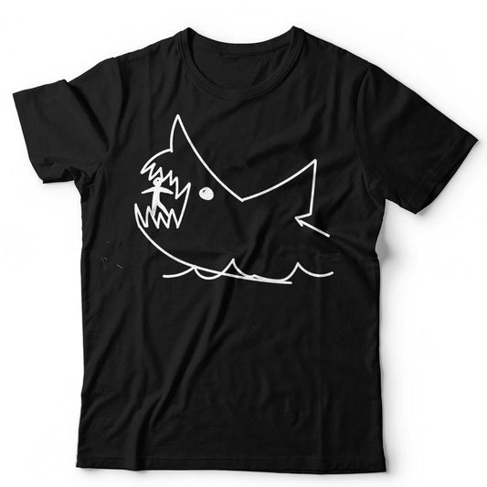 Jaws T Shirt Quints Shark Drawing 70s Horror Movie Great White Unisex & Kids