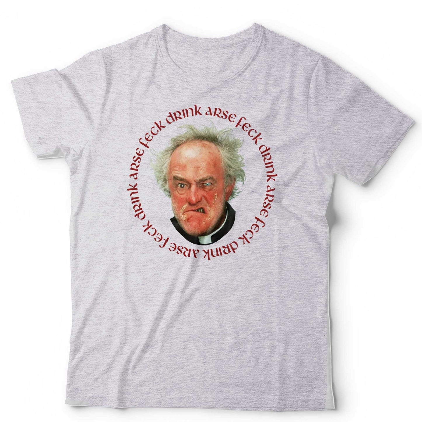 Father Jack Drink Arse Feck T Shirt Father Ted Irish Comedy Retro Graphic Tee