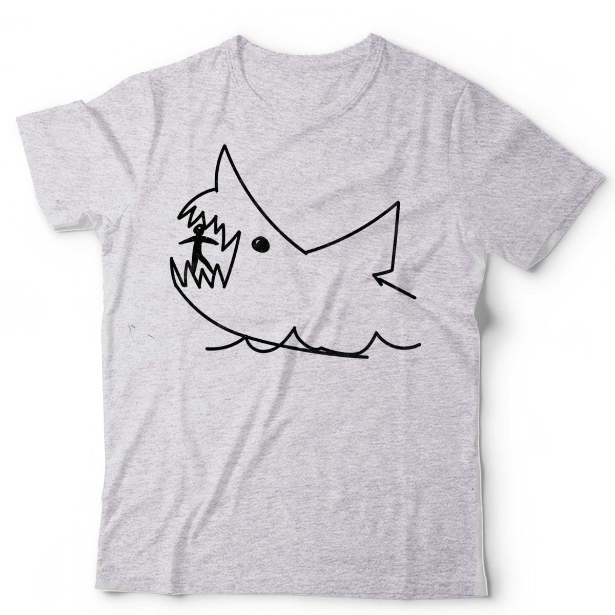 Jaws T Shirt Quints Shark Drawing 70s Horror Movie Great White Unisex & Kids