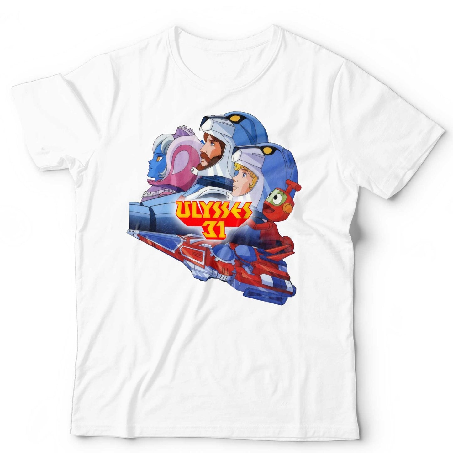 Ulysses 31 T-Shirt Retro 80s Cartoon Geek Nerd Unisex & Kids Space Anime