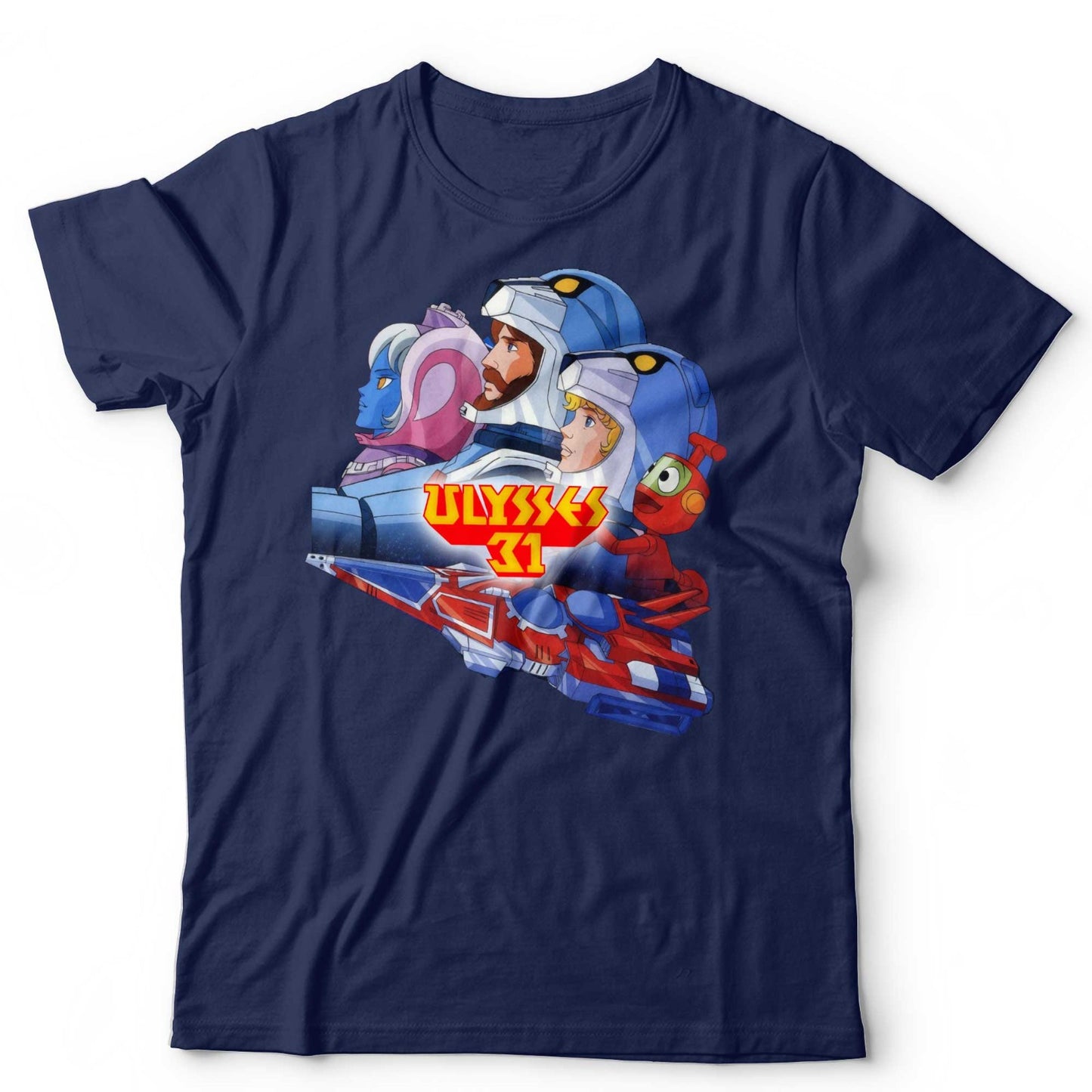 Ulysses 31 T-Shirt Retro 80s Cartoon Geek Nerd Unisex & Kids Space Anime