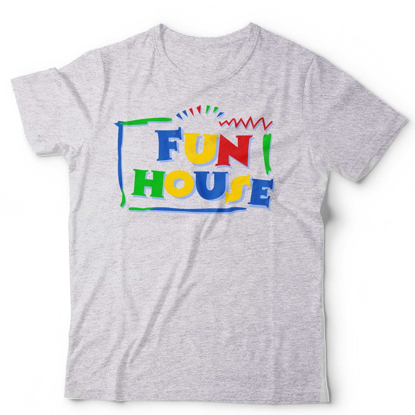 Fun House T-Shirt Retro 80s 90s Nostalgic British TV Fancy Dress Novelty Funny