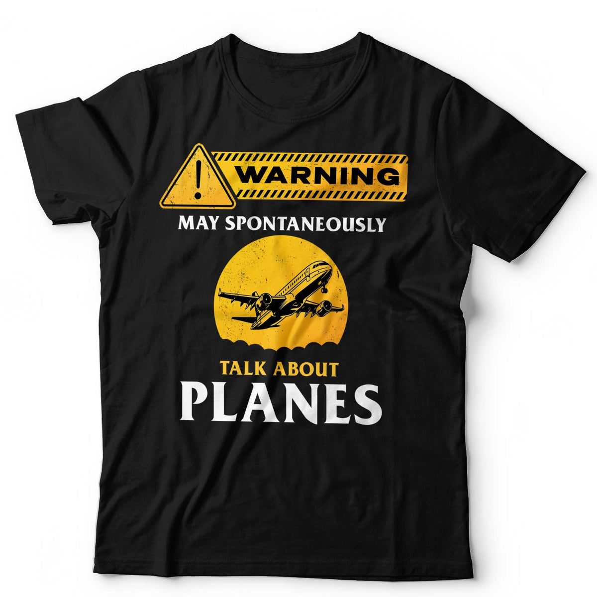 Plane T-Shirt May Spontaneously Talk About Aircraft Planes Jet Unisex & Kids