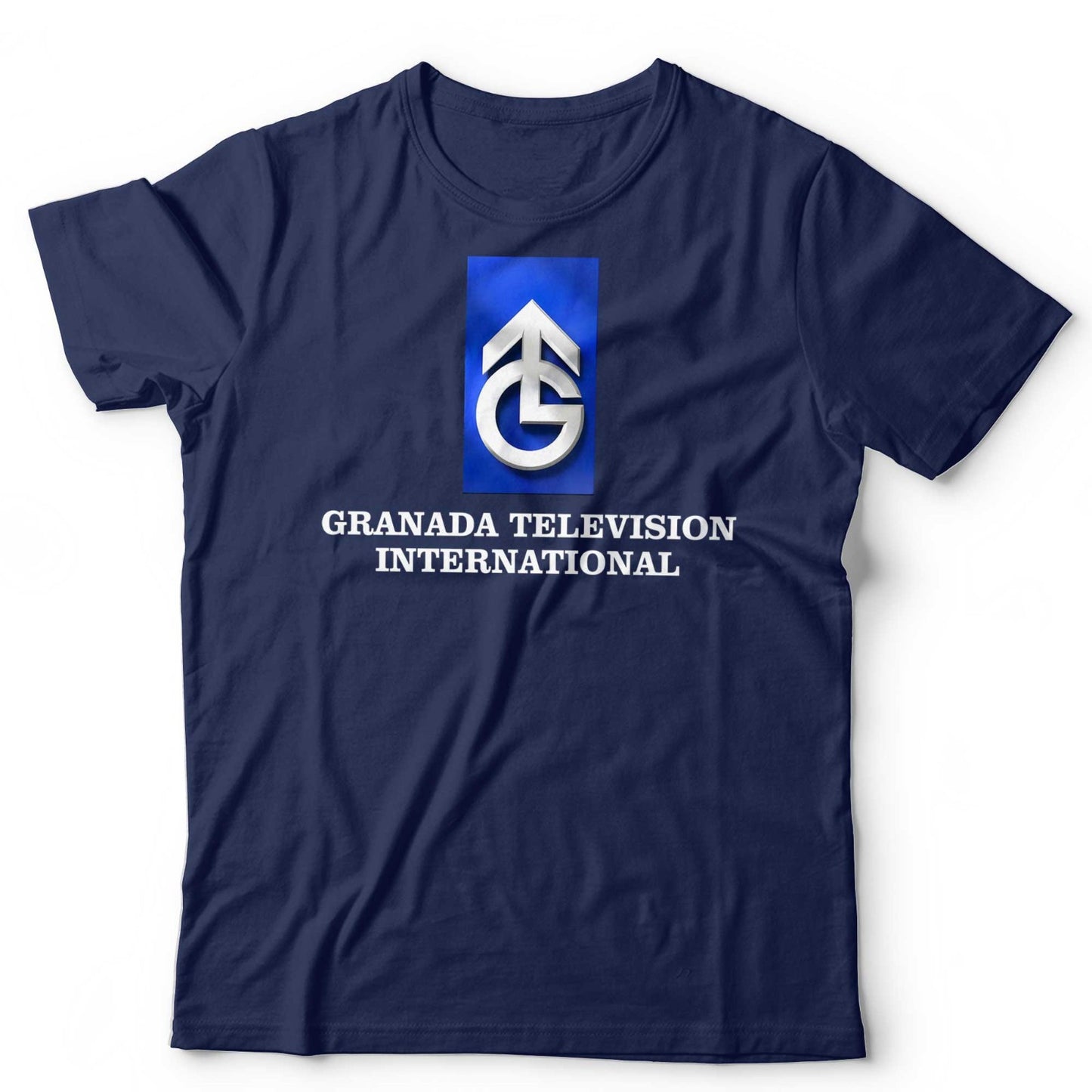 Granada TV Logo T Shirt International Retro Vintage 70s 80s Graphic Tee Unisex