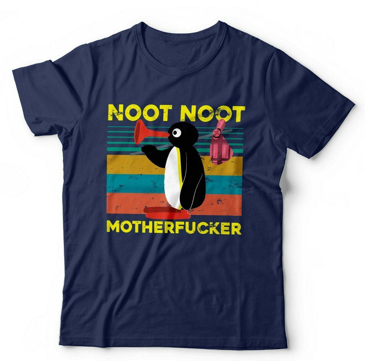 Pingu Tshirt Noot Noot Motherf*cker Unisex Funny Penguin Cartoon Adult Humour
