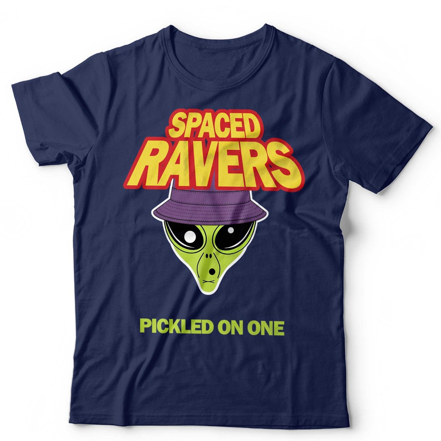 Rave T-Shirt Spaced Ravers Funny DJ Old Skool 90s EDM Festival Dance Techno