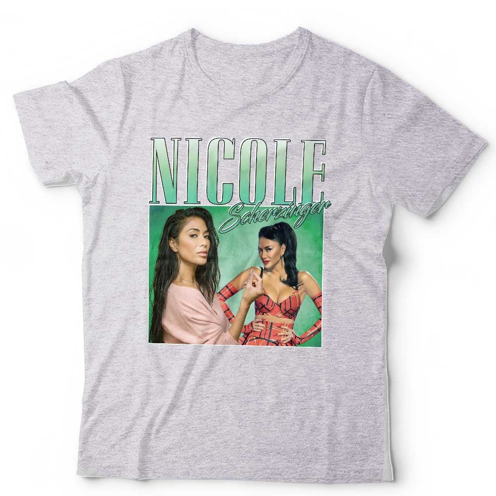 Nicole Scherzinger T-Shirt Vintage Style Pop Star Tee Music Fan Unisex & Kids